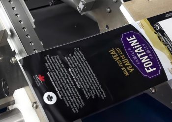 Bizerba desarrolla una etiqueta sin soporte para la industria de los productos del mar. Fuente: Bizerba.