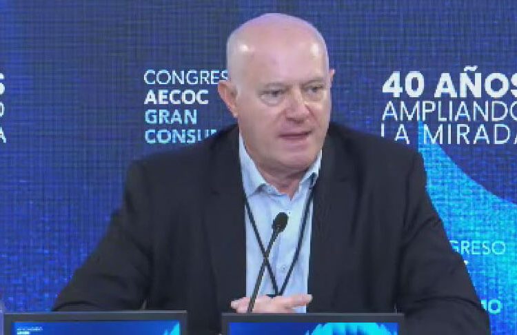 Antonio Rodríguez, director general de la cooperativa valenciana, en una rueda de prensa con motivo del Congreso AECOC de Gran Consumo. Fuente: Financial Food
