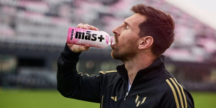 Damm será la encargada de distribuir en España la nueva bebida de Leo Messi. Fuente: Damm.