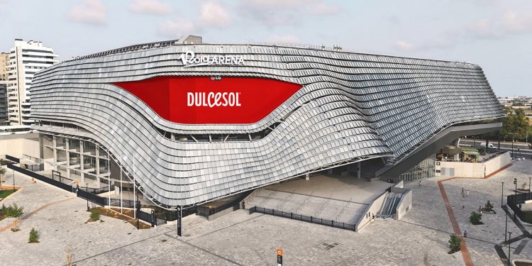 Dulcesol, nuevo patrocinador del Roig Arena. Fuente: Dulcesol.