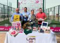 Foto (de izquierda a derecha): José Ángel Cerón, director de Comunicación de El Pozo Alimentación; Borja Alcalde, director de Padel&Padel; Beatriz García, brand manager de ElPozo Bienstar; y Pablo Olivares, director de Marketing de El Pozo Alimentación. Fuente: El Pozo Alimentación.