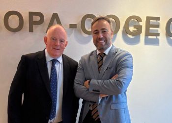 Gabriel Trenzado y Fracie Gorman. Fuente: COPA-COGECA.