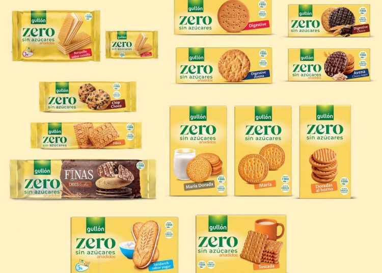 Galletas Gullón relanza su gama ZERO con un nuevo diseño. Fuente: Galletas Gullón.