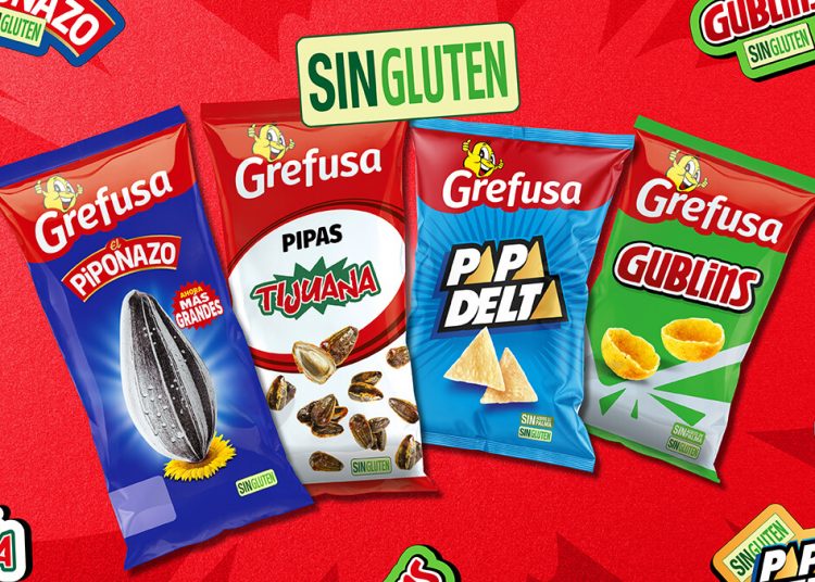 El 55% de las referencias de Grefusa ya son productos sin gluten. Fuente: Grefusa.