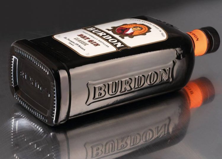Grupo Luis Caballero recupera la icónica Burdon Classic Dry Gin. Fuente: Grupo Luis Caballero.