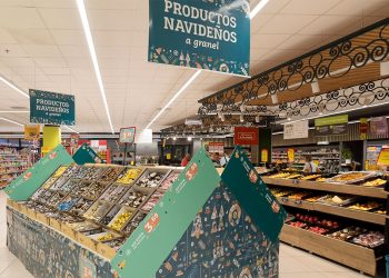 Las tiendas de HiperDino ya dan la bienvenida a la Navidad. Fuente: HiperDino.