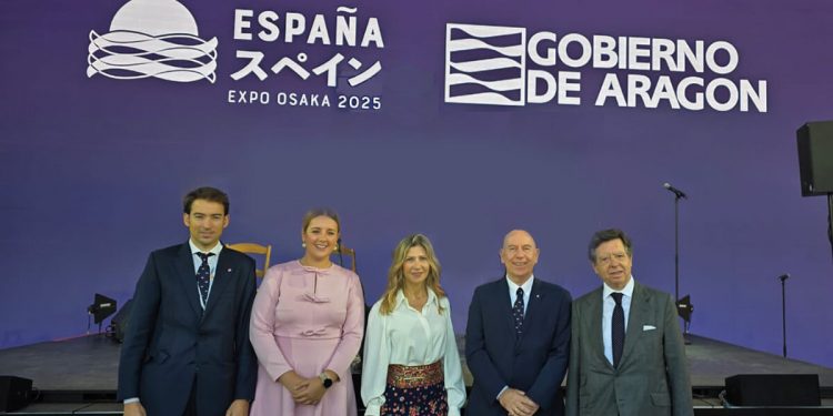 Interporc promociona el porcino de capa blanca en la Expo Universal de Osaka (Japón). Fuente: Interporc.