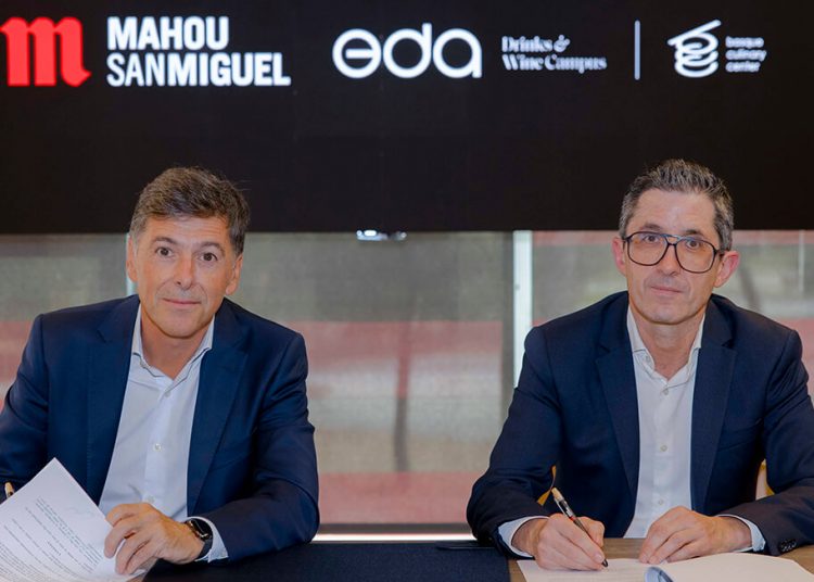 Mahou San Miguel y EDA Drinks & Wine Campus, del Basque Culinary Center, se alían para impulsar la innovación en el sector de las bebidas. Fuente: Mahou San Miguel.