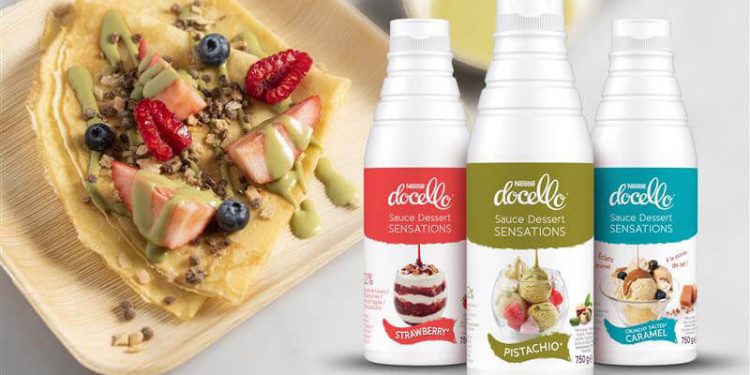 Nueva gama de salsas Nestlé Docello. Fuente: Nestlé Professional.
