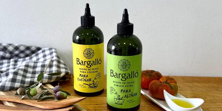 Olis Bargalló estrena nuevos envases de sus aceites ‘para cocinar’ y ‘para aliñar’. Fuente: Olis Bargalló.