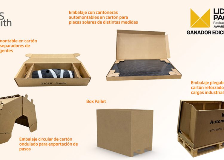 DS Smith, galardonada por sus innovaciones sostenibles en envases y embalajes. Fuente: DS Smith.