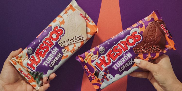 Huesitos sorprende con sus nuevos Turrones Huesitos Combix. Fuente: Huesitos.