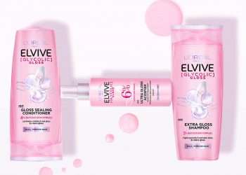 L’Oréal Paris innova con su nueva gama Elvive Glycolic Gloss. Fuente: L'Oréal París.
