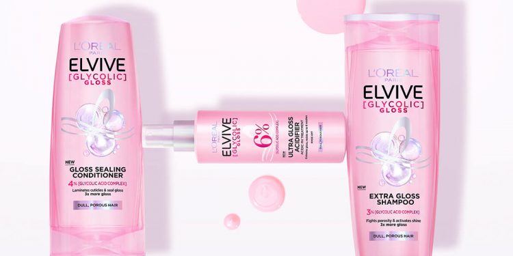 L’Oréal Paris innova con su nueva gama Elvive Glycolic Gloss. Fuente: L'Oréal París.