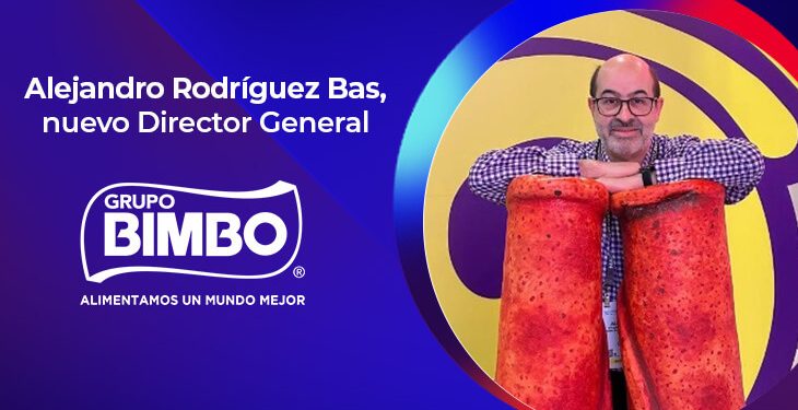 Alejandro Rodríguez Bas, nuevo director general de Grupo Bimbo. Fuente: Grupo Bimbo.