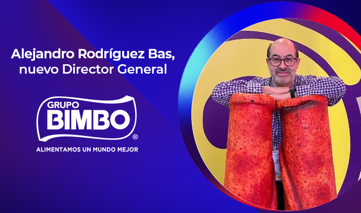 Alejandro Rodríguez Bas, nuevo director general de Grupo Bimbo. Fuente: Grupo Bimbo.