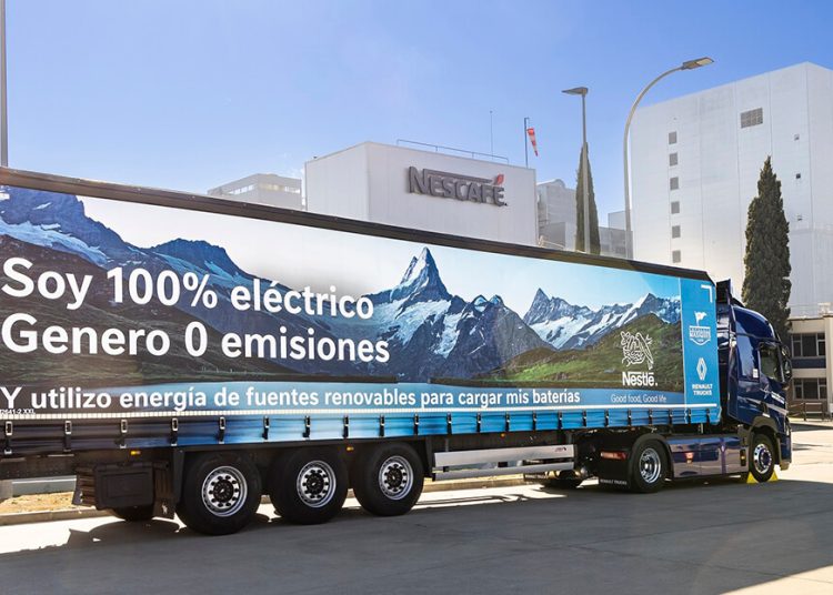 Nestlé España reduce las emisiones en su ruta logística del café. Fuente: Nestlé España.