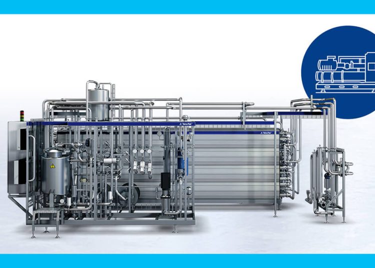 Tetra Pak desarrolla un nuevo sistema de bomba de calor integrado para electrificar la pasteurización. Fuente: Tetra Pak.