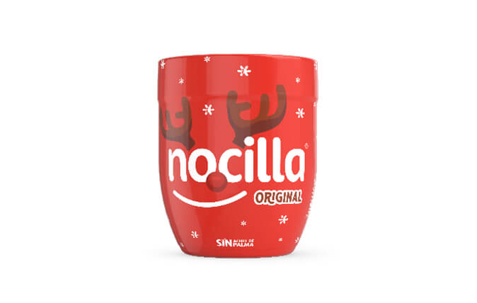 Nueva edición navideña de Nocilla. Fuente: Idilia.