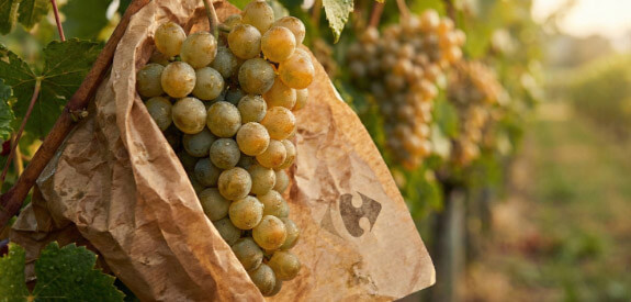 Carrefour prevé superar las 800 toneladas de uva. Fuente: Carrefour