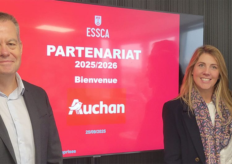 Auchan Retail y ESSCA se alían para promover el talento y la innovación en retail. Fuente: ESSCA.