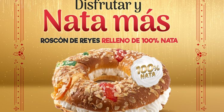El roscón 100% nata de Ahorramas. Fuente: Ahorramas