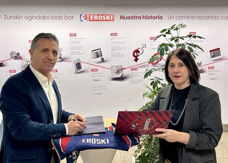Eroski seguirá promoviendo una vida activa y saludable junto a Baskonia. Fuente: Eroski.
