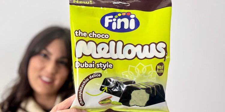 Fini se suma a la fiebre Choco Dubai con el lanzamiento de dos nuevas golosinas. Fuente: Fini Golosinas.