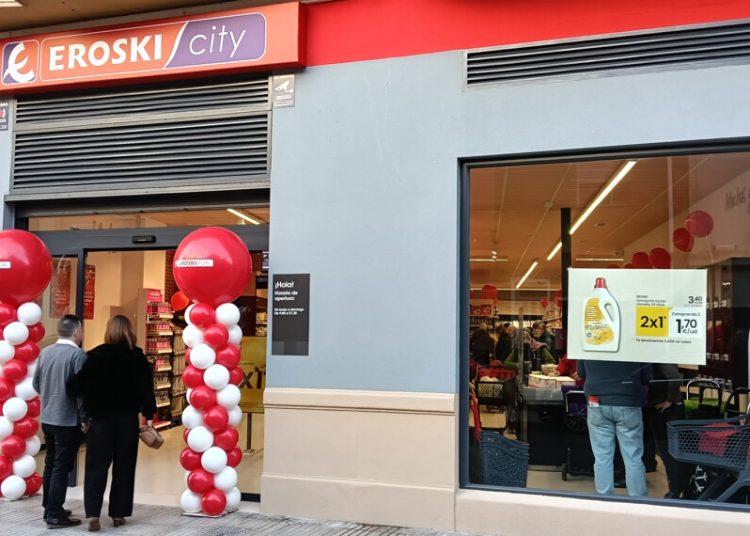 Nuevo supermercado franquiciado de Eroski en Alcira. Fuente: Eroski.