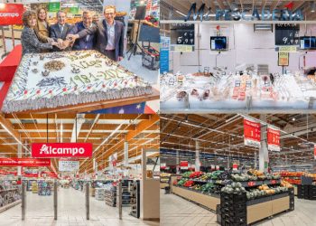 Alcampo destinó en 2025 cerca de 50 millones en la reforma de 24 tiendas en ocho CCAA. Fuente: Alcampo.