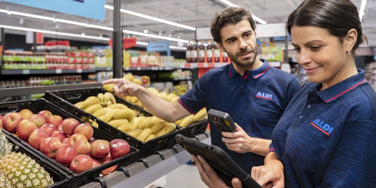 Aldi ha incrementado su plantilla un 25% en tres años y ya supera los 8.000 trabajadores. Fuente: Aldi.