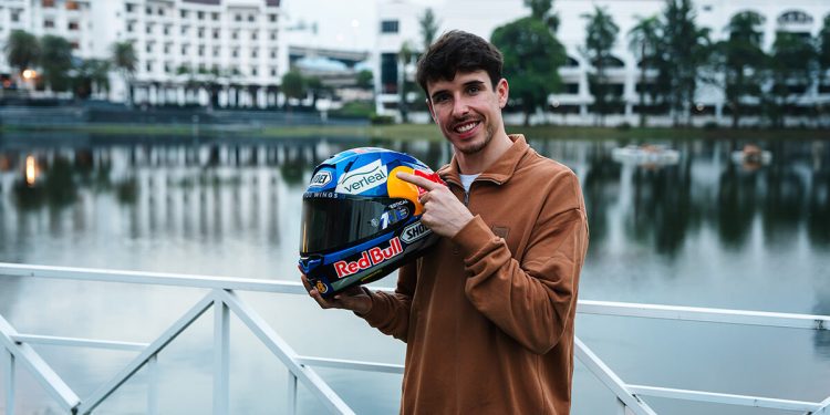 Álex Márquez, nuevo embajador de la marca de verdura congelada Verleal. Fuente: Congelados Navarra.