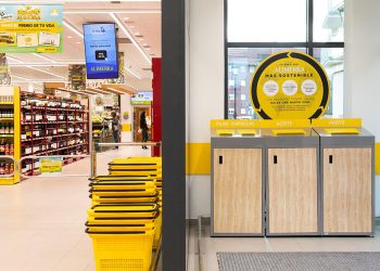 Alimerka avanza en la instalación de islas de reciclaje en sus supermercados. Fuente: Alimerka.