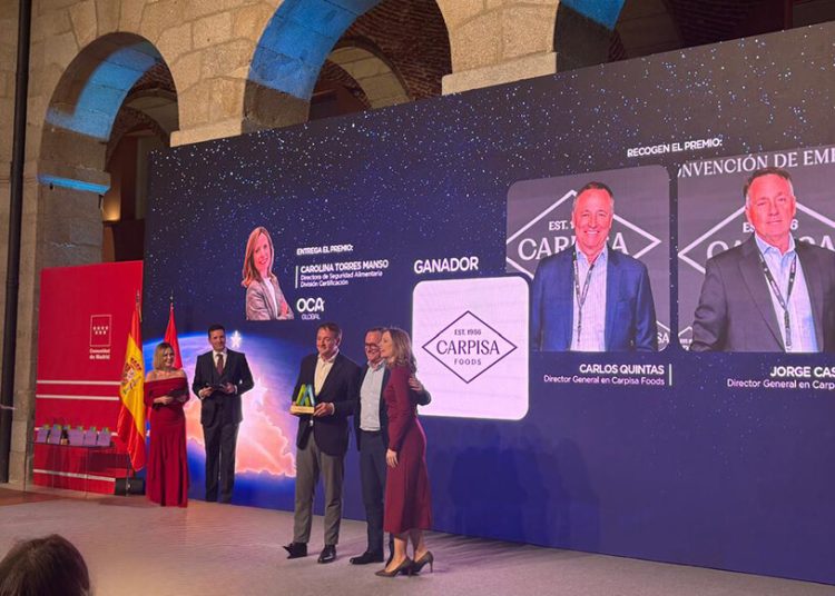 El negocio internacional ya supera el 30% del volumen total de Carpisa Foods. Fuente: Carpisa Foods.