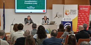 Eroski impulsa la formación sobre sostenibilidad a empresas de alimentación de Aragón. Fuente: Eroski.