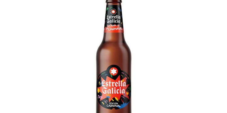 Nueva edición especial de Estrella Galicia con motivo del Carnaval. Fuente: Estrella Galicia.