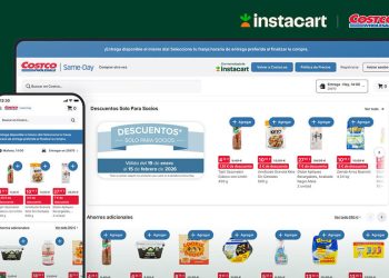 Costco lanza en España su servicio de venta online de la mano de Instacart. Fuente: Instacart.