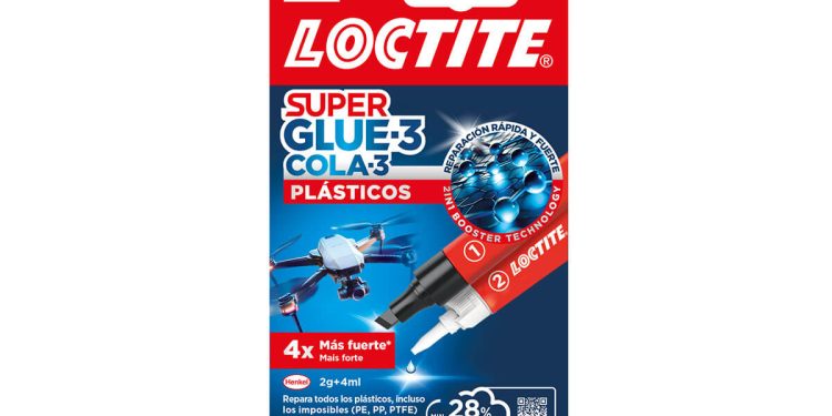 Loctite renueva la fórmula de Loctite Plásticos. Fuente: Henkel.