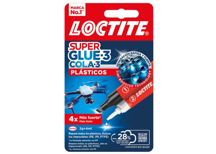 Loctite renueva la fórmula de Loctite Plásticos. Fuente: Henkel.