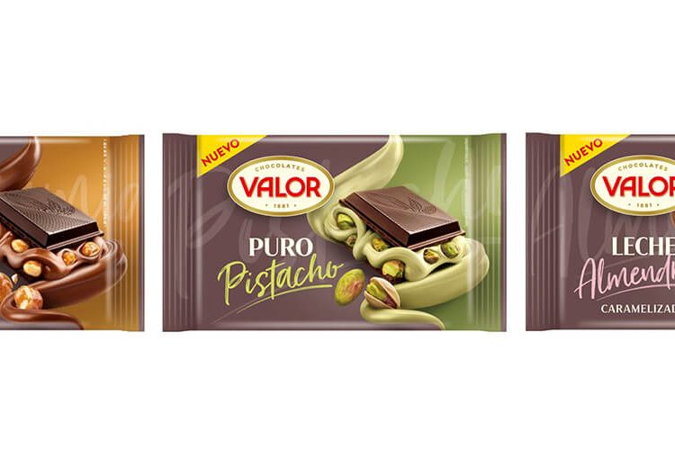 Chocolates Valor sorprende con su nueva línea de tabletas. Fuente: Chocolates Valor.