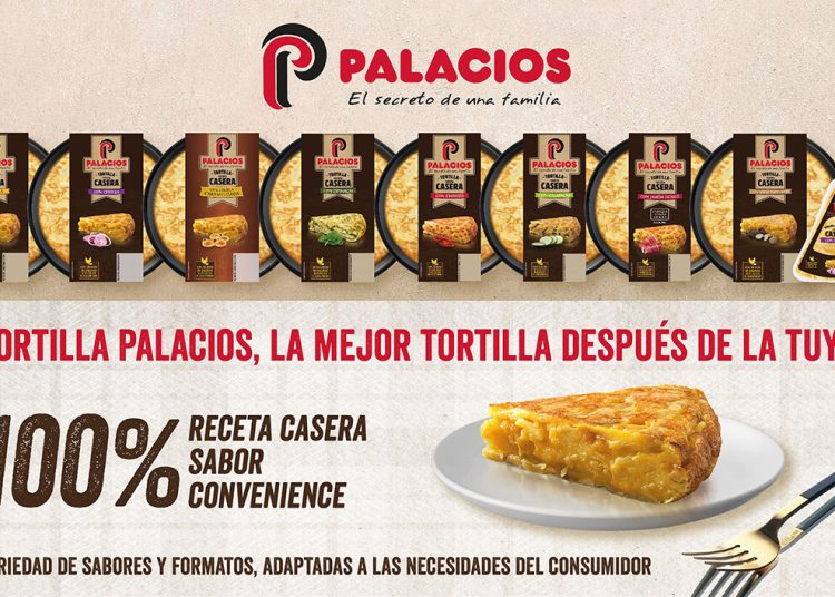 Tortillas Palacios renueva la imagen de su gama Receta Casera. Fuente: Tortillas Palacios.