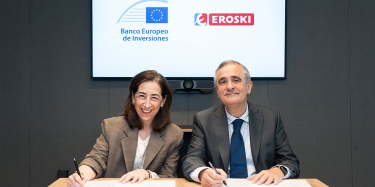 Eroski firma un préstamos de 40 millones con el BEI para avanzar en innovación tecnológica y eficiencia energética. Fuente: Eroski.