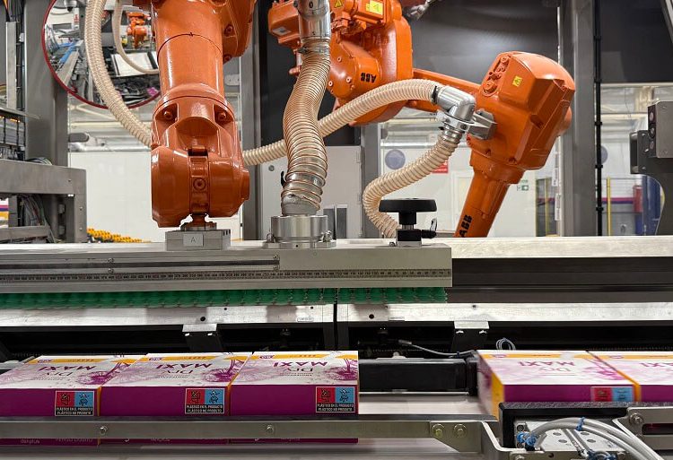 Essity invierte 20 millones en una nueva línea de productos de higiene femenina en su planta de Tarragona. Fuente: Essity.