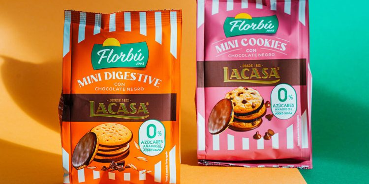 Chocolates Lacasa y Florbú crean una nueva gama de galletas con chocolate. Fuente: Grupo Lacasa.