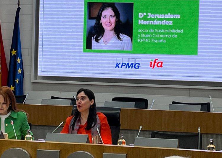 Jerusalem Hernández, socia de Sostenibilidad y Buen Gobierno de KPMG España. Fuente: Financial Food