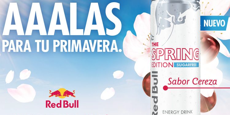 Nuevo Red Bull Spring Edition sabor cereza. Fuente: Red Bull.