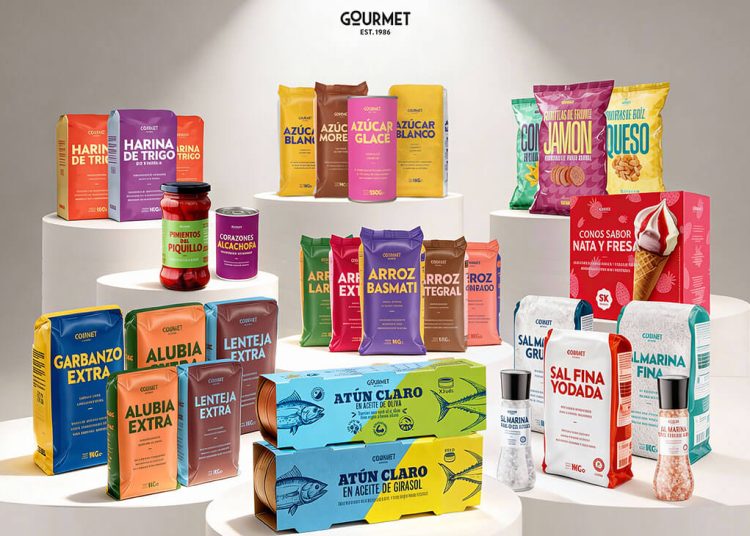 Transgourmet refuerza su estrategia de marca propia renovando la imagen de Gourmet. Fuente: Transgourmet Ibérica.