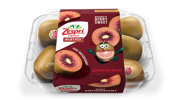 Zespri refuerza la comercialización de su gama de kiwis RubyRed. Fuente: Zespri Kiwifruit.