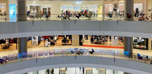 La afluencia a los centros comerciales aumenta un 5,9% en febrero. Fuente: Sensormatic Solutions.