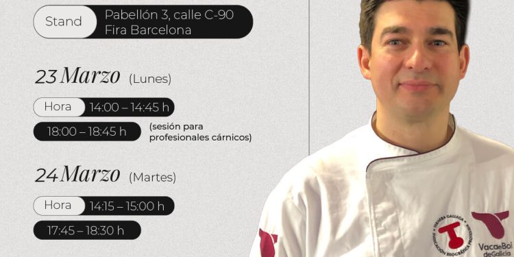 Ternera Gallega y Vaca Gallega-Buey Gallego participarán en Alimentario con un gran programa de actividades. Fuente: IGP Ternera Gallega.